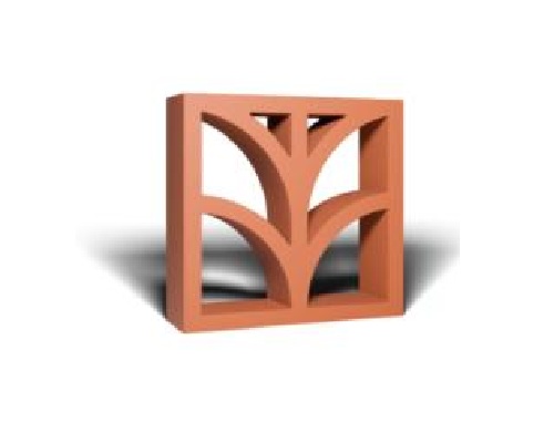 Arrow Terracotta Jali