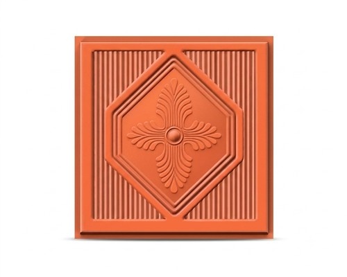 Flower Clay Ceiling Tile